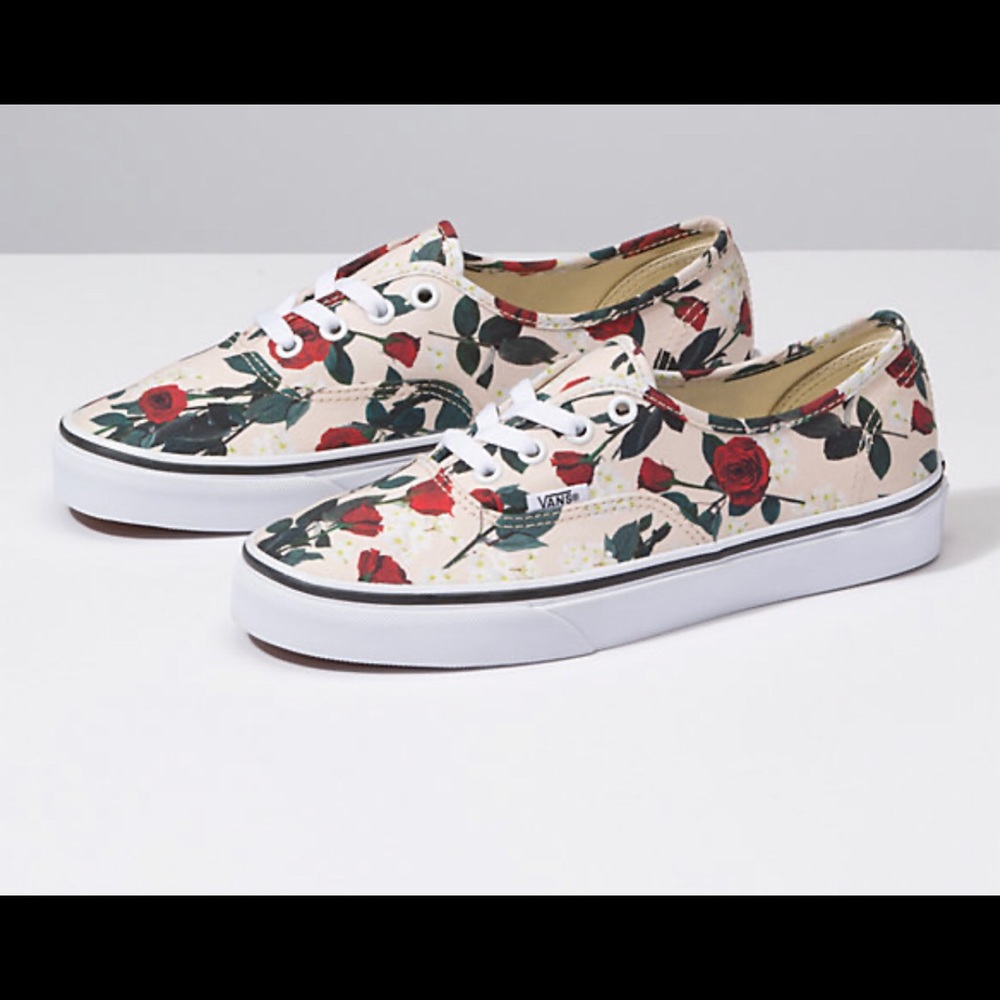 BRAND NEW Rose Authentic Vans **NEVER WORN**